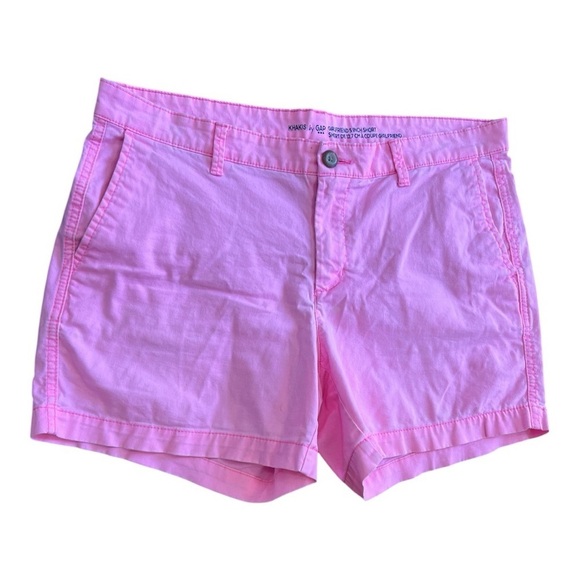 Khakis by GAP Girlfriend pink shorts size 10 Women - Picture 2 of 10